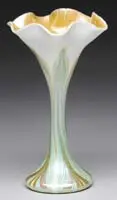 Pulled Feather Vase by Quezal, sold Dec 2010
