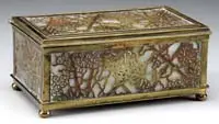 Deep Grapevine Cigarette Box by Tiffany Studios, offered Dec 2010