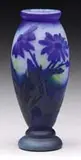 Daum, Chicory Floral Vase