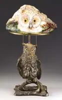 Puffy Owl Lamp by Pairpoint, Julia’s Lamp & Glass Dept, sold Jun 2009