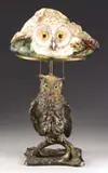 Pairpoint, Puffy Owl Lamp, Julia’s Lamp & Glass Dept
