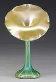Quezal, Decorated Jack in the Pulpit Vase
