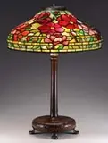 Tiffany Studios, Peony Table Lamp