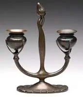 Double Candlestick by Tiffany Studios, offered Jun 2009