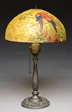 Exotic Bird Boudoir Lamp by Handel, sold Nov 2015