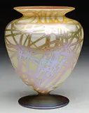 Decorated Vase by Quezal, offered Nov 2015