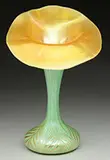 Jack-In-The-Pulpit Vase by Quezal, offered Nov 2015