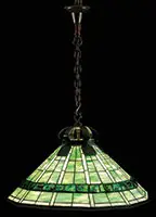 Turtleback Hanging Lamp by Tiffany Studios, offered Nov 2015