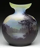 Scenic Cameo Vase by Galle, offered Nov 2015
