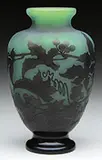 Cameo Grapevine Vase by Galle, offered Nov 2015