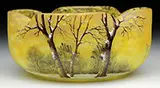 Daum, Winter Scene Bowl