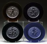 Four Seasons Plates by Daum, offered Nov 2015