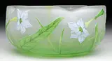 Daum, Cameo and Enameled Bowl