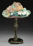 Pairpoint, Puffy Poppy Table Lamp