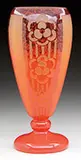 Rosaces Vase by Le Verre Français, sold Nov 2015