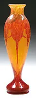 Tortues Vase by Le Verre Français, sold Nov 2015
