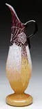 Draperies Ewer by Le Verre Français, sold Nov 2015