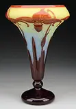 Orchidees Vase by Le Verre Français, sold Nov 2015