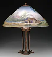 Tropical Table Lamp by Pairpoint, sold Jun 2016
