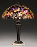 Black Exotic Bird Table Lamp by Handel, sold Jun 2016