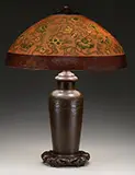 Handel, Obverse Painted Table Lamp