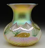 Quezal, Decorated Vase