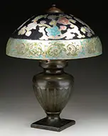 Reverse Painted Table Lamp by Handel, offered Jun 2016