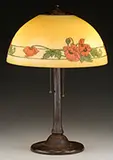 Reverse Painted Lamp by Handel, offered Jun 2016