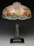 Pairpoint, Floral Table Lamp