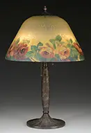 Reverse Painted Table Lamp by Handel, sold Jun 2016