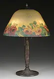 Reverse Painted Table Lamp by Handel, sold Jun 2016