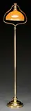Floor Lamp with Steuben Intarsia Shade by Handel, sold Jun 2016