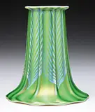 Quezal, Decorated Art Glass Shade