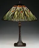 Metal Overlay Cattail Table Lamp by Handel, sold Jun 2016