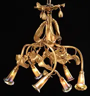 Quezal, Lily Chandelier