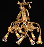 Quezal, Lily Chandelier
