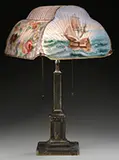 Pairpoint, Puffy Mayflower Table Lamp