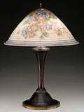 Pairpoint, Peach Blossom Table Lamp