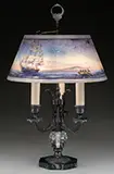Pairpoint, Reverse Painted Table Lamp