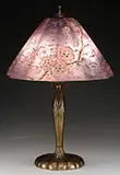 Pairpoint, Floral Table Lamp
