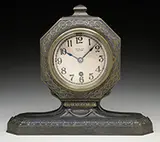Bronze Mantel Clock by Tiffany Studios, offered Jun 2016