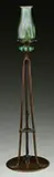 Tripod Candle Lamp by Tiffany Studios, offered Jun 2016