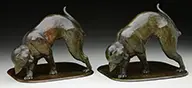 Cat Bookends by Tiffany Studios, offered Jun 2016