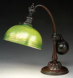 Tiffany Studios, Counterbalance Desk Lamp, Favrile”