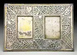 Silvered Double Photo Frame by Tiffany Studios, offered Jun 2016
