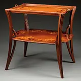 Majorelle, Art Nouveau Marquetry Serving Table