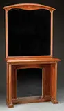 Majorelle, Art Nouveau Mirror and Console