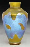 Phaenomen Vase by Loetz, Against bronze glass background, offered Jun 2016