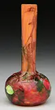 Jeweled Cameo Glass Vase by Daum, offered Jun 2016