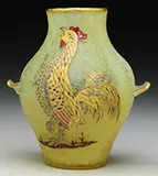 Rooster Vase by Daum, offered Jun 2016